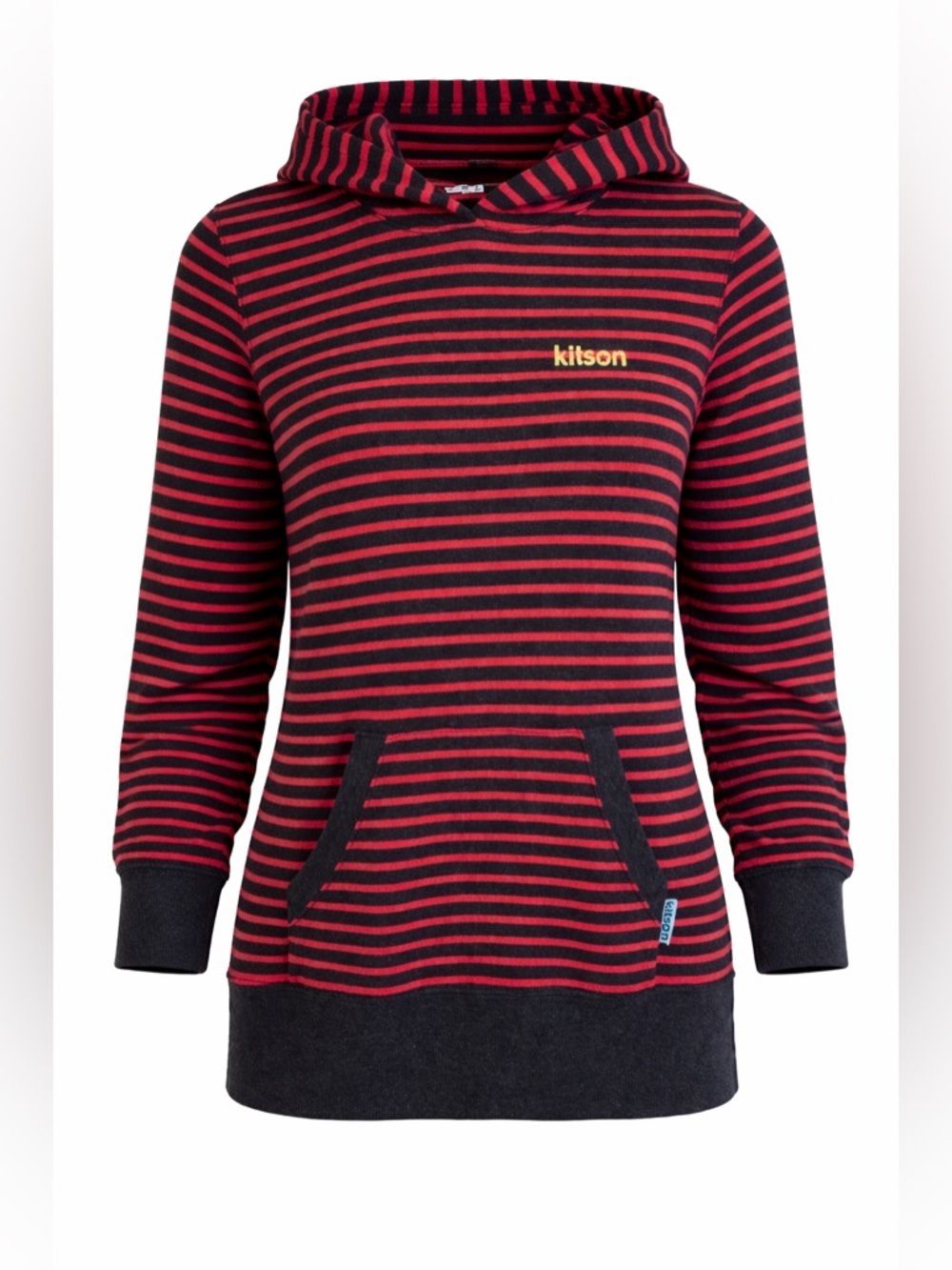 Kitson striped hooded pullover, medium
